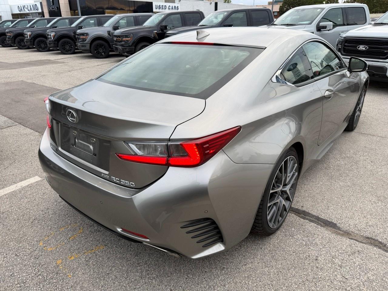 2015 Lexus RC 350 F-SPORT 2|SUN ROOF|NAV|MARK LEVINSON|24 SVC RECORD Photo