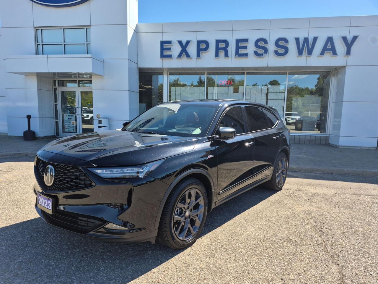 2023 Acura MDX LOCAL TRADE! SH-AWD A-SPEC, LEATHER, ROOF, LOADED! Photo0