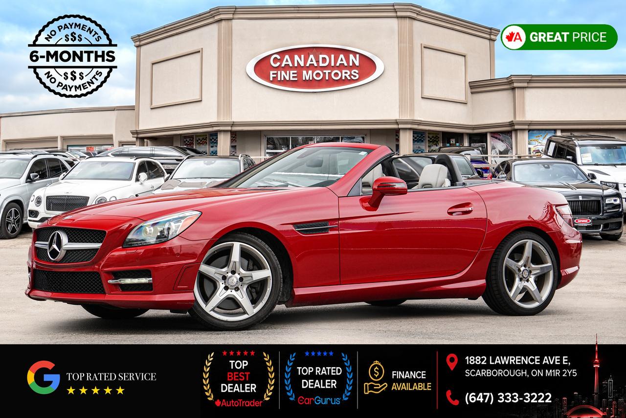 Red 2012 Mercedes-Benz SLK Convertible Rear-Wheel Drive Automatic