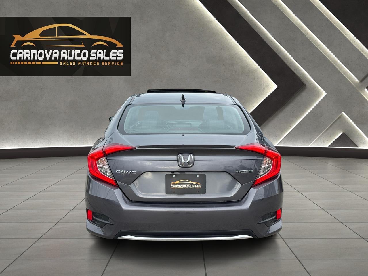 2019 Honda Civic Touring+Roof+Leather+Remote Start+Adaptive Cruise Photo