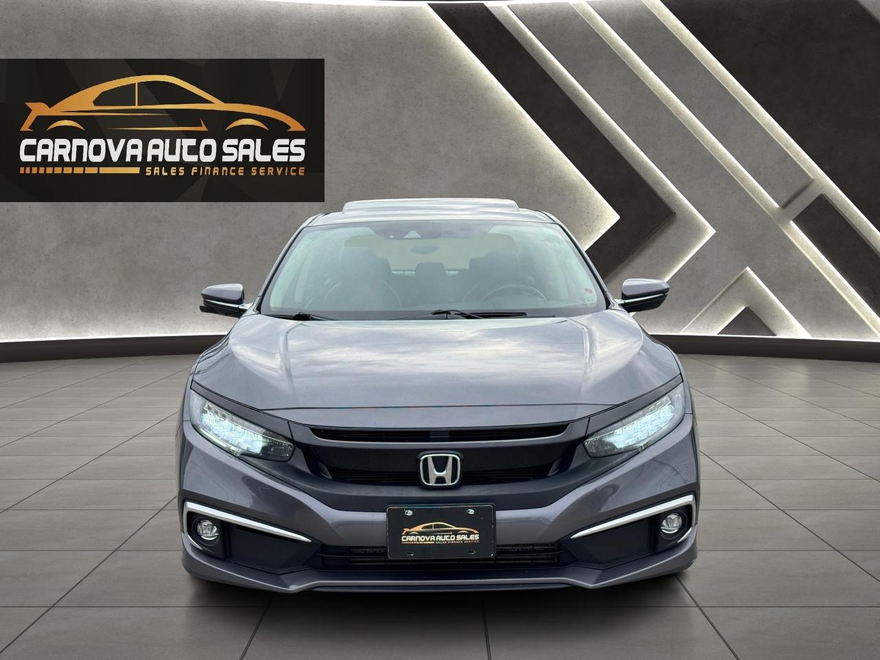 2019 Honda Civic Touring+Roof+Leather+Remote Start+Adaptive Cruise Photo