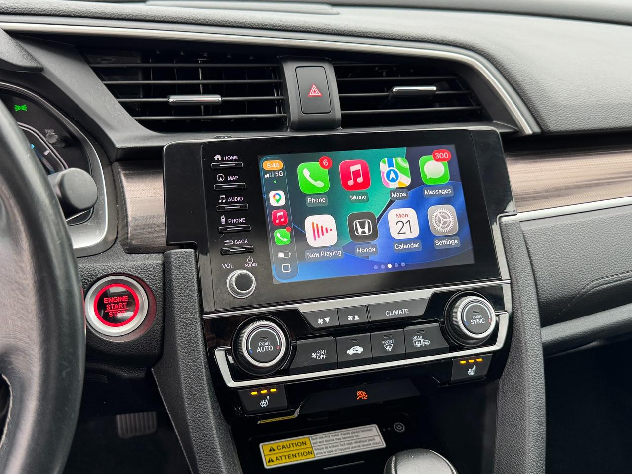 2019 Honda Civic Touring+Roof+Leather+Remote Start+Adaptive Cruise Photo