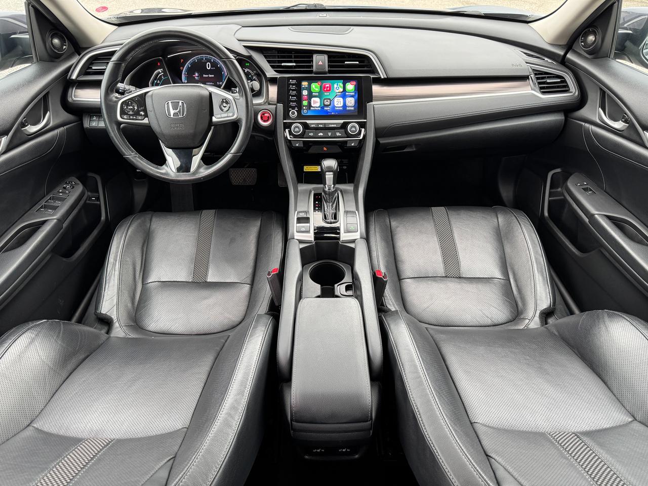 2019 Honda Civic Touring+Roof+Leather+Remote Start+Adaptive Cruise Photo5