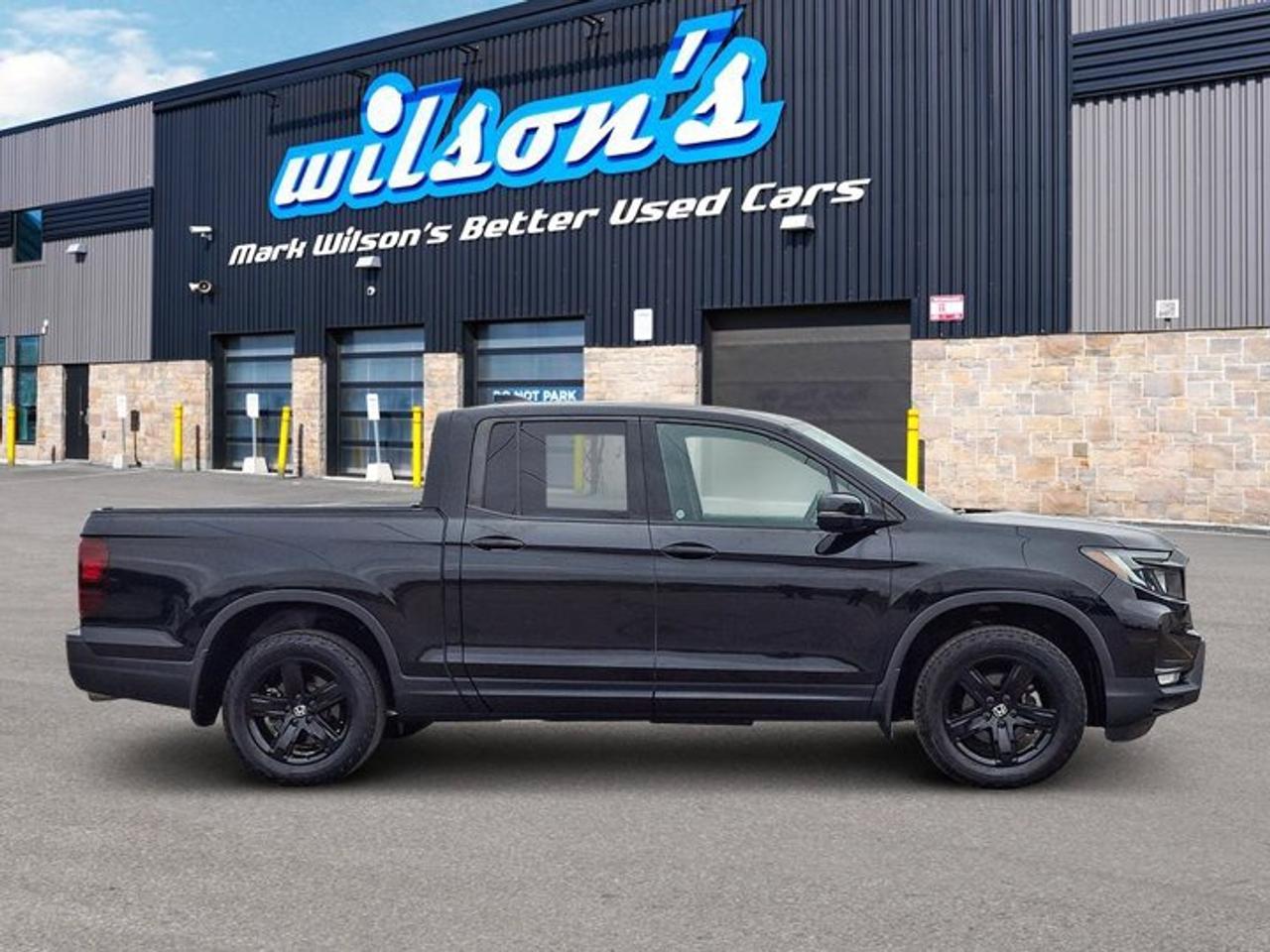 2021 Honda Ridgeline Black Edition AWD | Leather | Sunroof | Nav | Radar Cruise | Cooled + Heated Seats | and More ! Photo