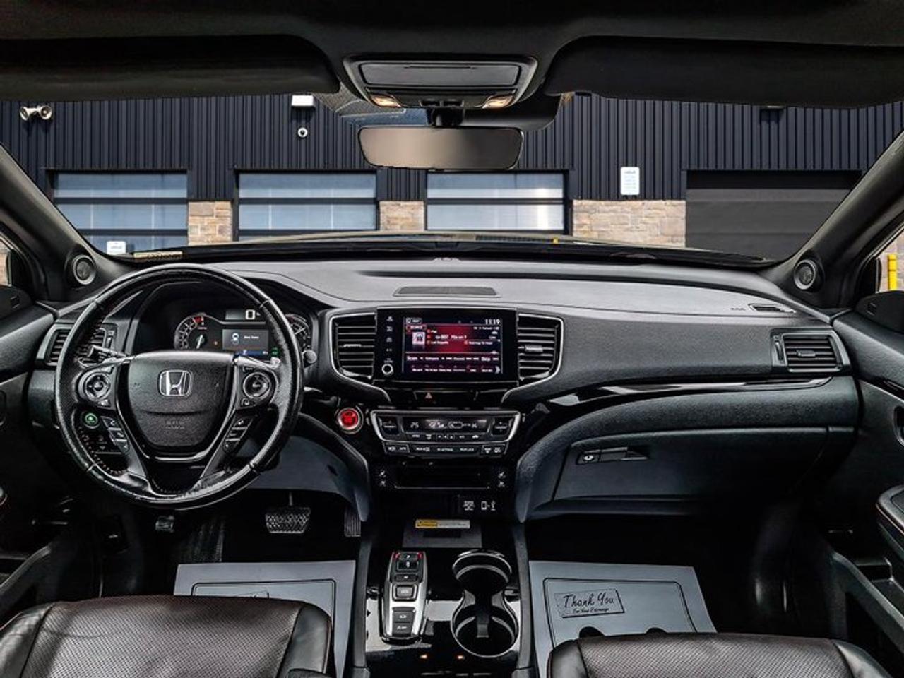 2021 Honda Ridgeline Black Edition AWD | Leather | Sunroof | Nav | Radar Cruise | Cooled + Heated Seats | and More ! Photo
