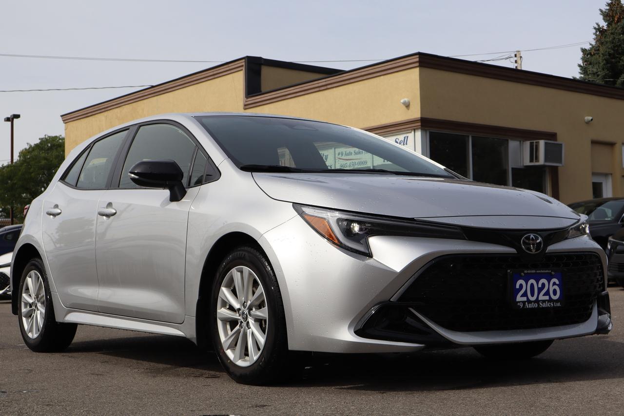 Silver 2026 Toyota Corolla Hatchback Hatchback Front-Wheel Drive Continuously Variable Transmission