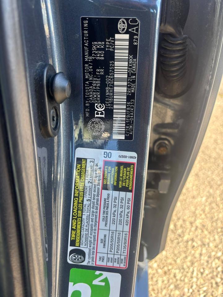 2016 Toyota Corolla 4DR SDN AUTO CE Photo