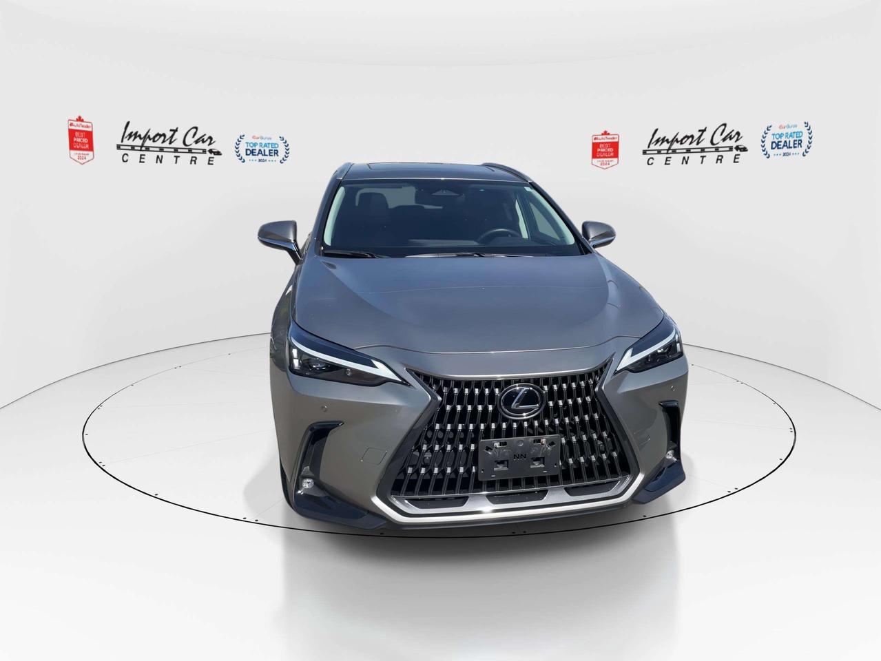 2023 Lexus NX 350 ONLY 9,516KMS!!  ULTRA PREMIUM, NULUXE, ROOF, 20 ALLOYS, HTD. & VENTED SEATS, HTD. STEER. WHEEL, BL Photo