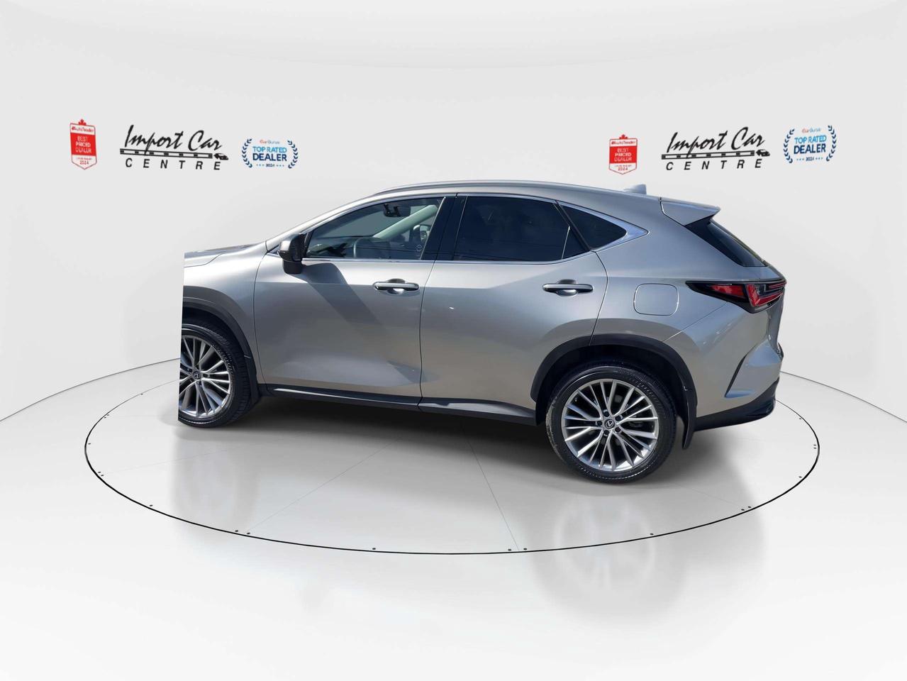2023 Lexus NX 350 ONLY 9,516KMS!!  ULTRA PREMIUM, NULUXE, ROOF, 20 ALLOYS, HTD. & VENTED SEATS, HTD. STEER. WHEEL, BL Photo