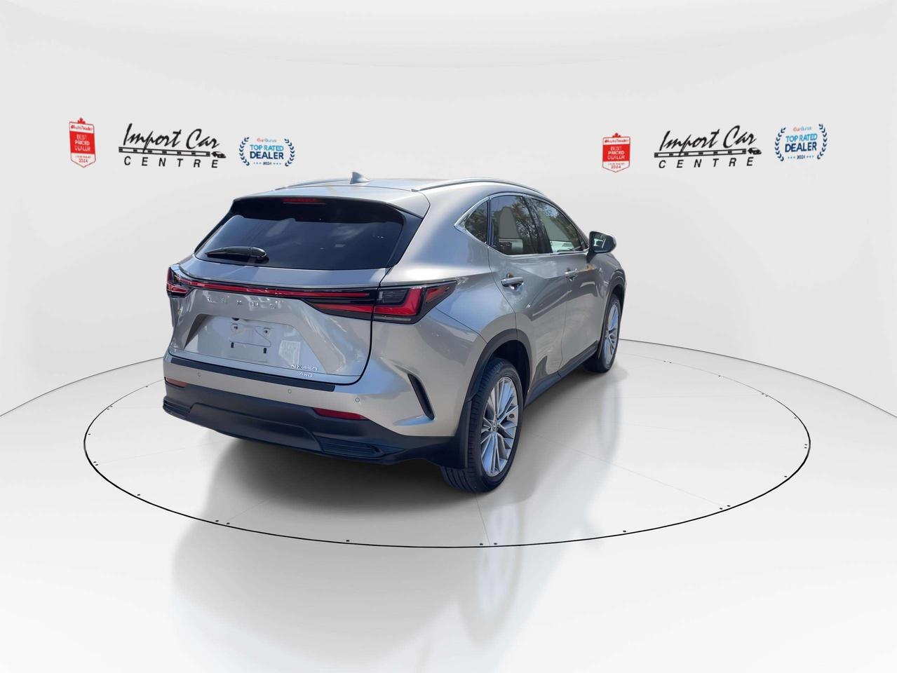 2023 Lexus NX 350 ONLY 9,516KMS!!  ULTRA PREMIUM, NULUXE, ROOF, 20 ALLOYS, HTD. & VENTED SEATS, HTD. STEER. WHEEL, BL Photo