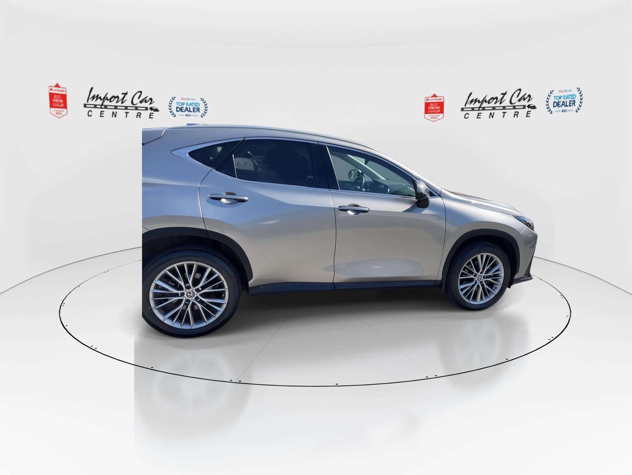 2023 Lexus NX 350 ONLY 9,516KMS!!  ULTRA PREMIUM, NULUXE, ROOF, 20 ALLOYS, HTD. & VENTED SEATS, HTD. STEER. WHEEL, BL Photo