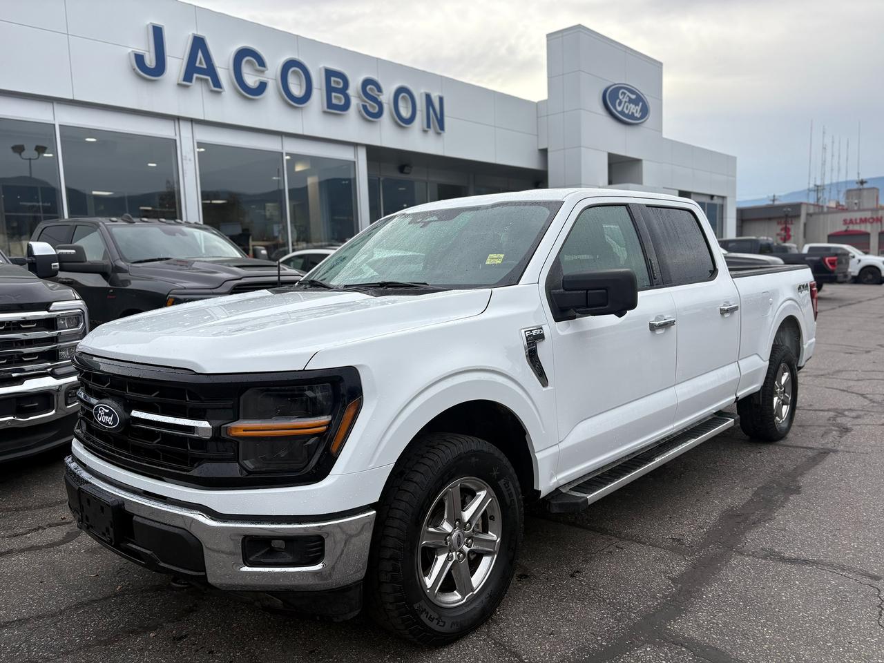 White 2024 Ford F-150 Pickup Truck Four-Wheel Drive Automatic