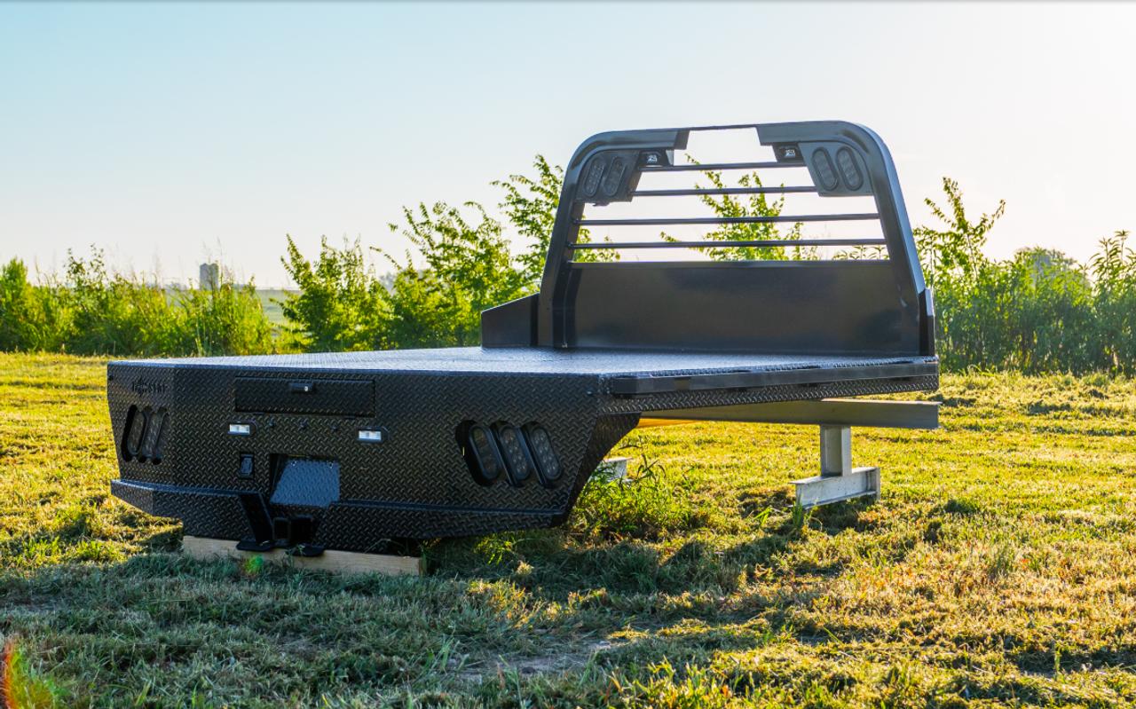 2026 NORSTAR 11'4X97DIAM PLATE STEEL FLAT DECK TRUCK BED W/GN 11'4 X 97 Photo0