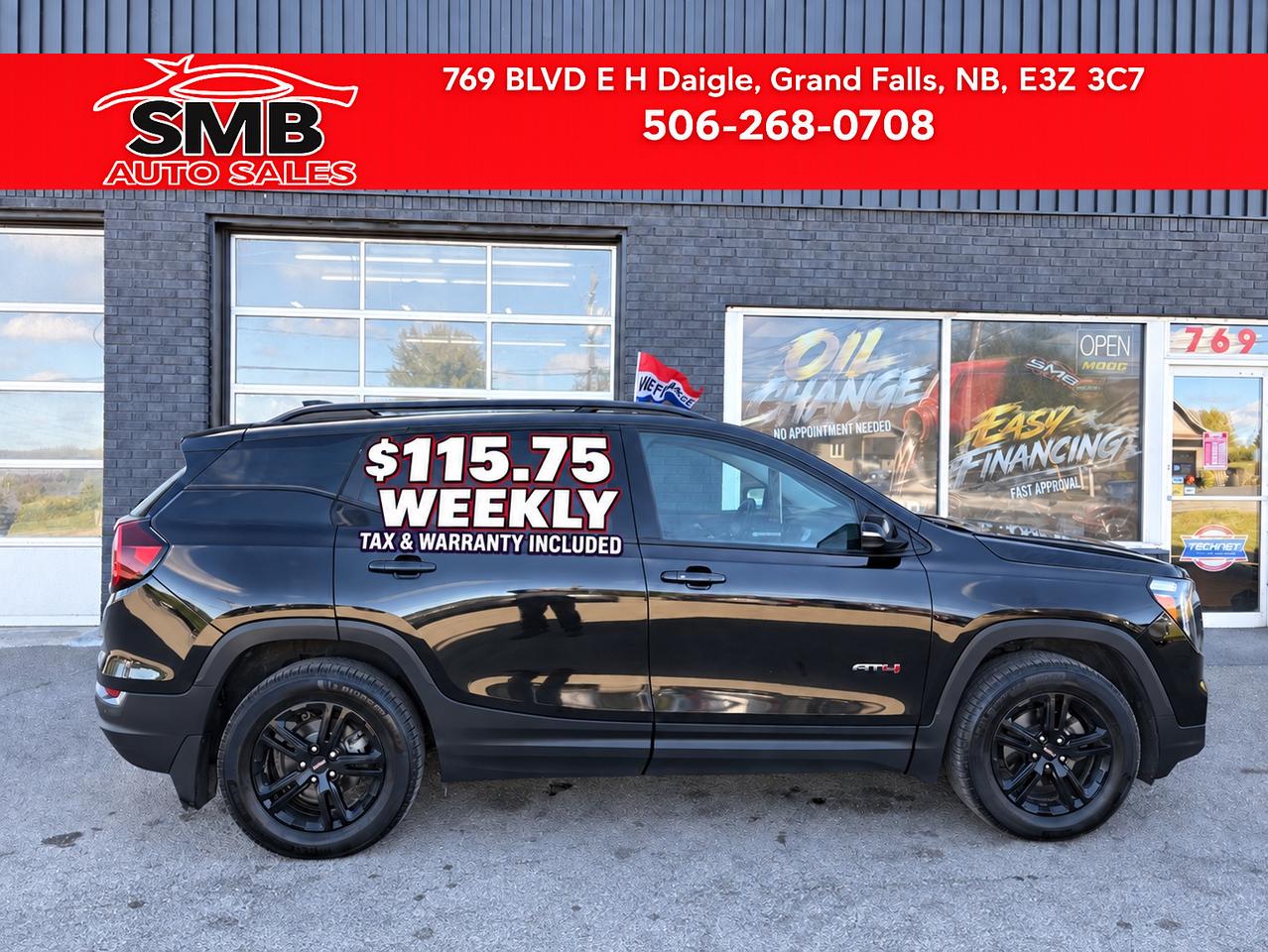 Black 2023 GMC Terrain SUV / Crossover All-Wheel Drive Automatic