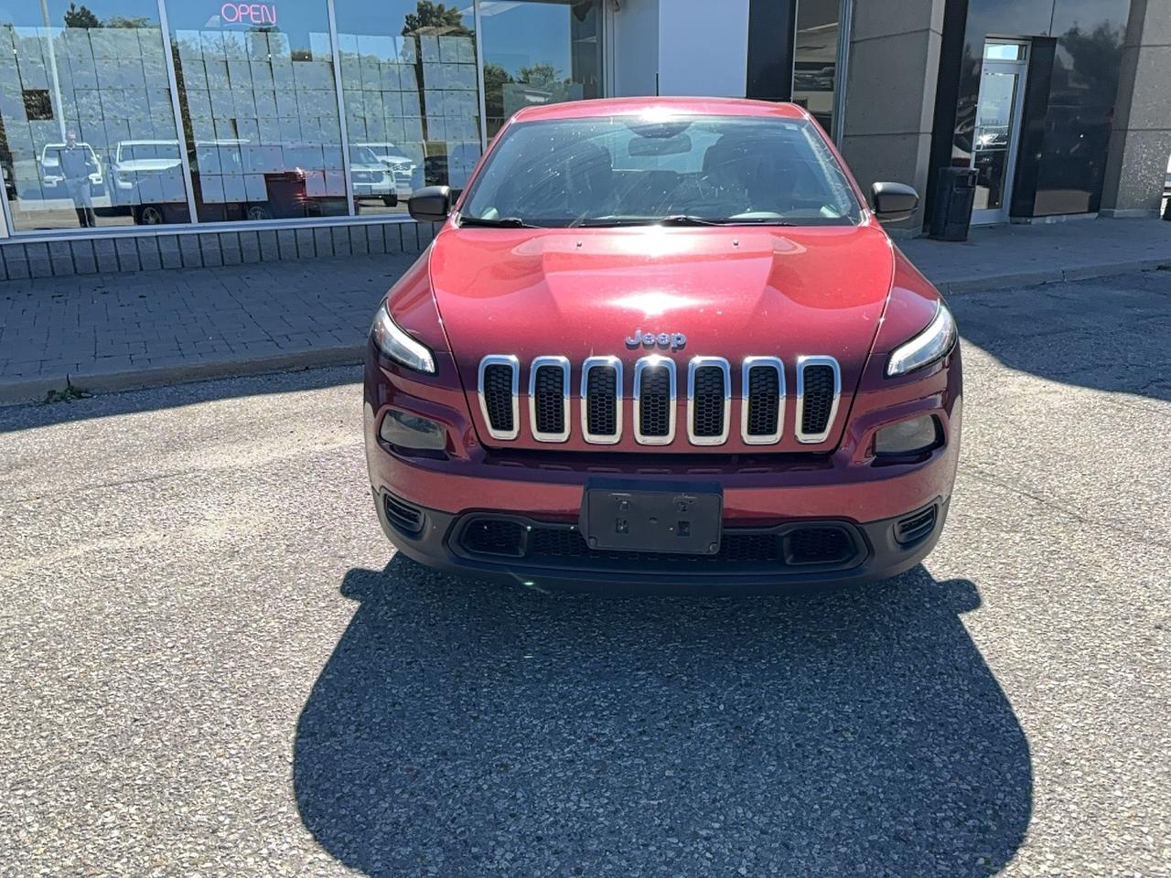 2017 Jeep Cherokee SPORT, 2.4L GREAT ON GAS, 8" SCREEN, AS TRADED Photo1