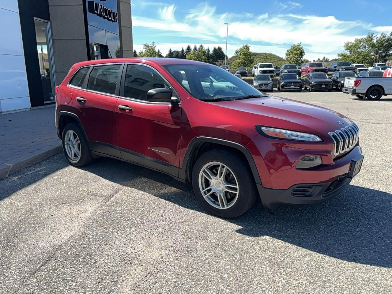 2017 Jeep Cherokee SPORT, 2.4L GREAT ON GAS, 8" SCREEN, AS TRADED Photo2
