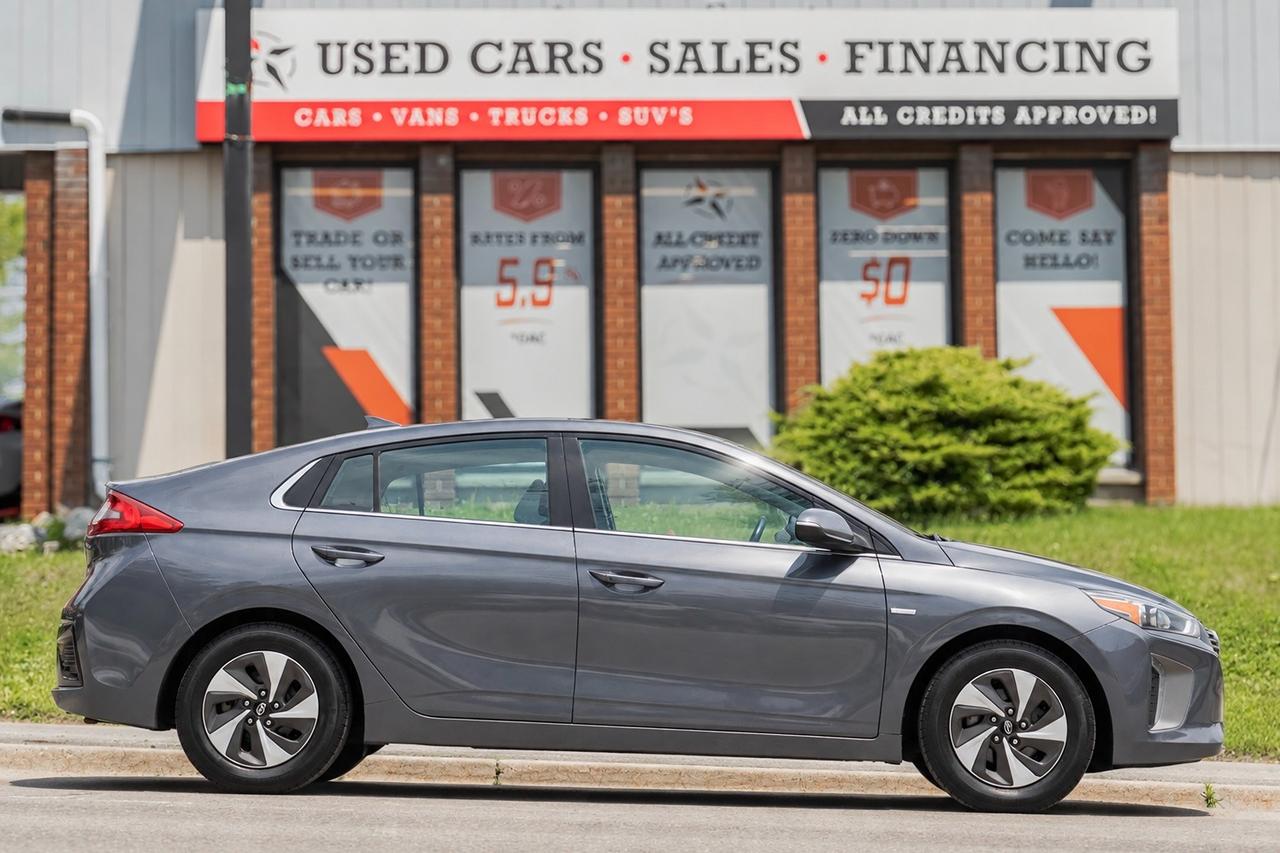 Gray 2017 Hyundai Ioniq Hybrid Hatchback Automatic