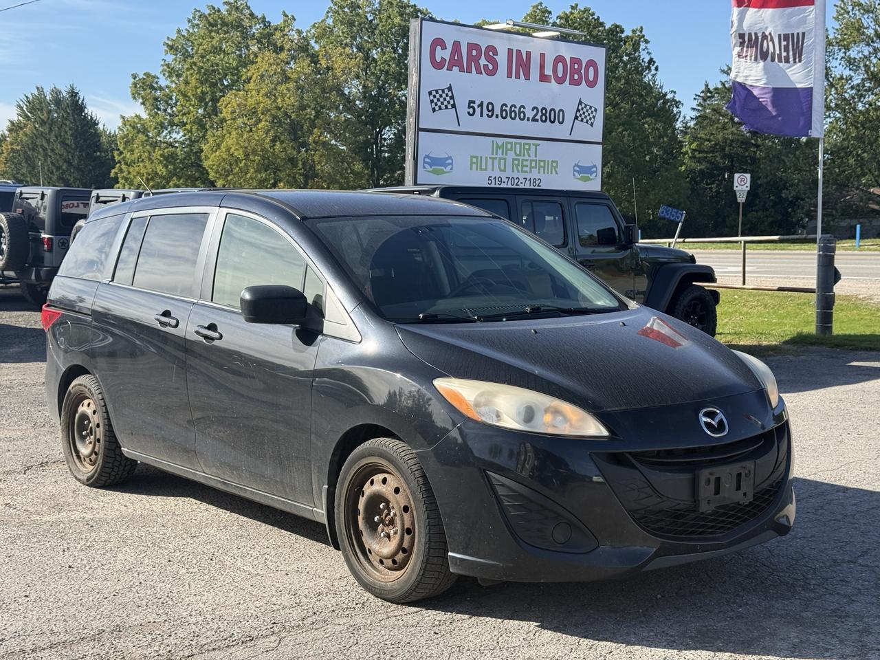 Black 2014 Mazda MAZDA5 Minivan Automatic