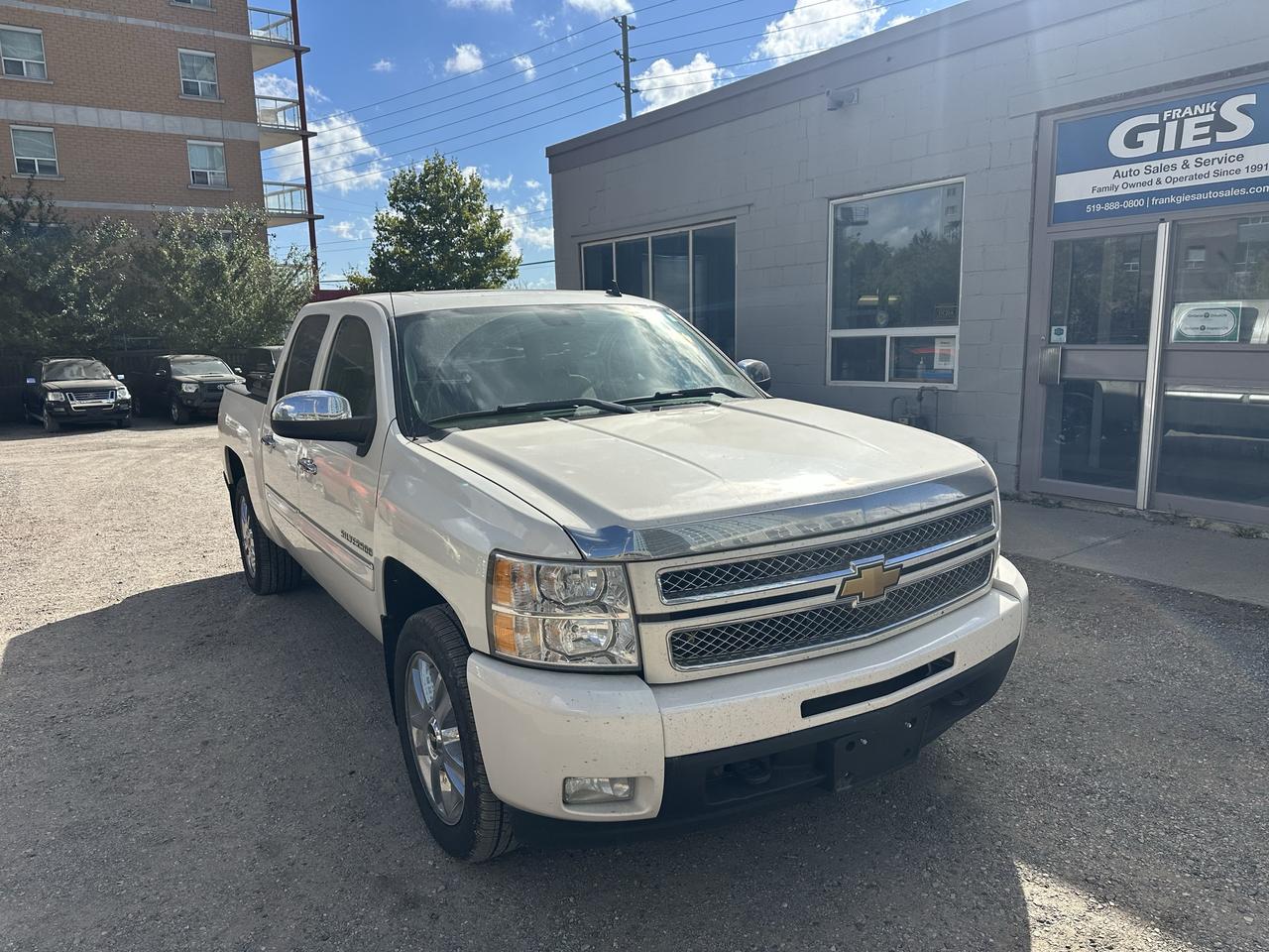 White 2012 Chevrolet Silverado 1500 Pickup Truck Four-Wheel Drive Automatic