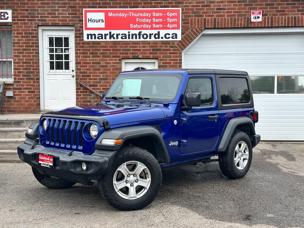 2018 Jeep Wrangler Sport 2-Door Cloth Bluetooth BackupCam HardTop A/C - Photo #1