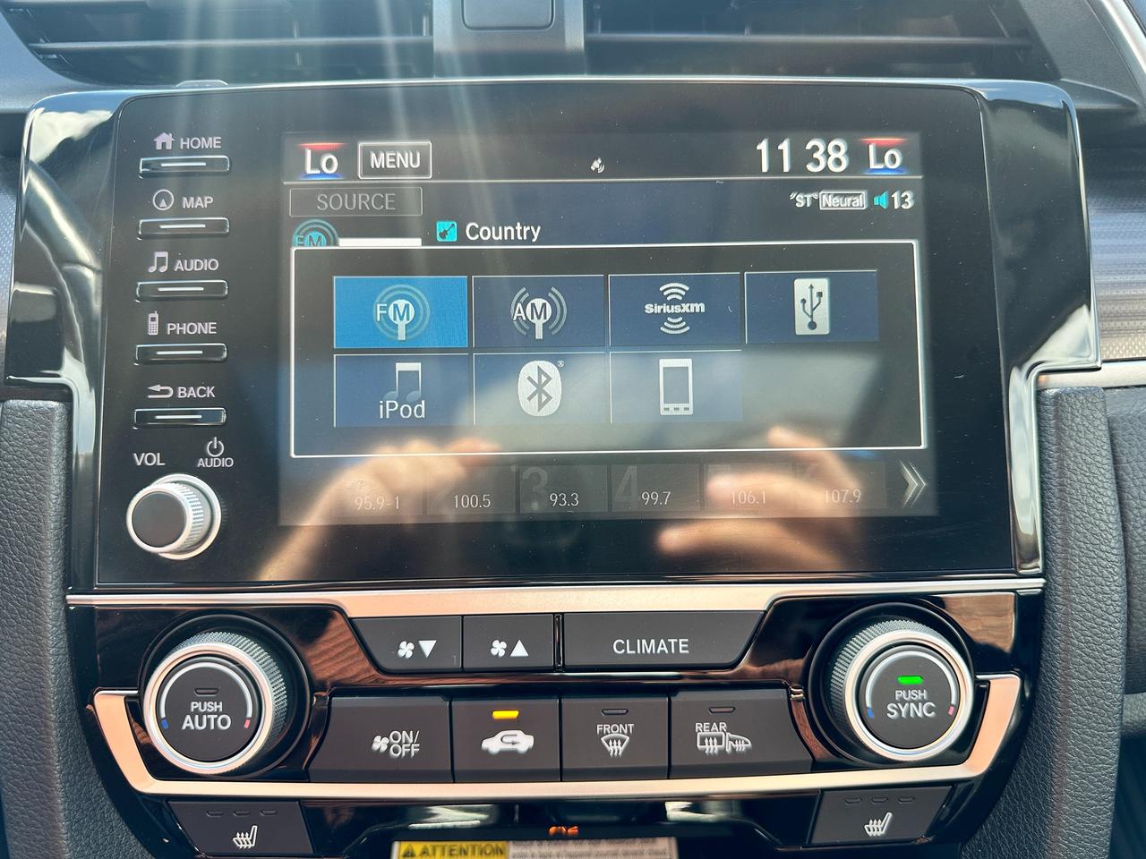 2020 Honda Civic Touring Sunroof Heated Leather SafetyFeatures NAV Photo