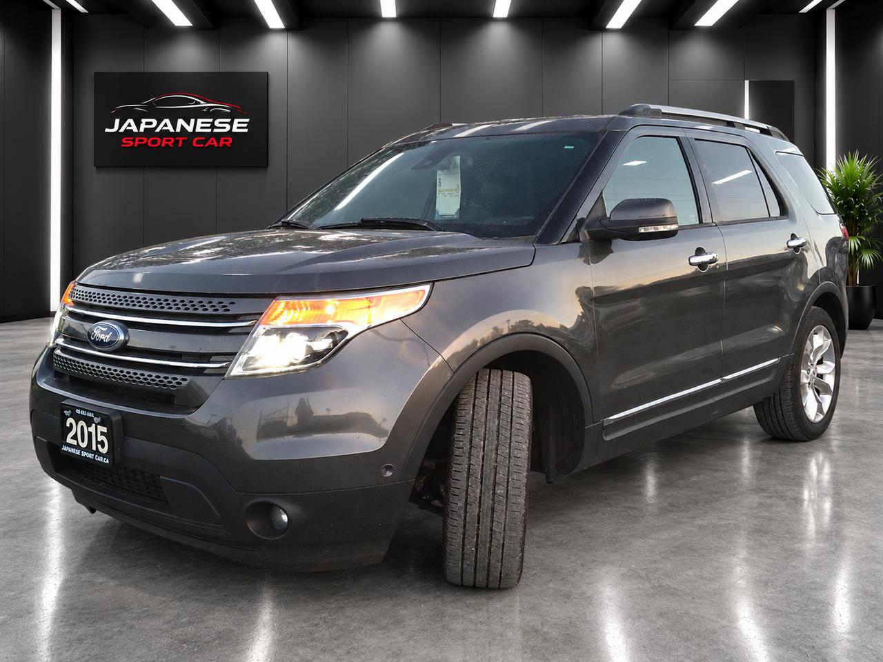 Gray 2015 Ford Explorer SUV / Crossover All-Wheel Drive Automatic