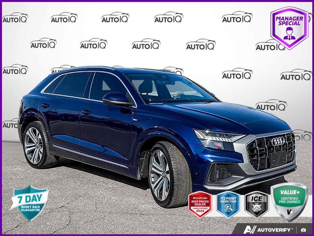 2019 Audi Q8 55 Technik S-LINE|22 WHLS|DRIVER ASSIST PK|LEATHER PK|B&O 3D Photo0