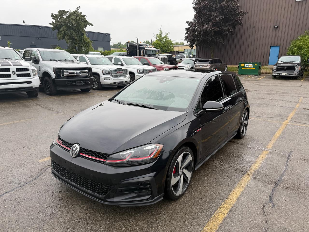 Black 2019 Volkswagen Golf GTI Hatchback Front-Wheel Drive Automatic
