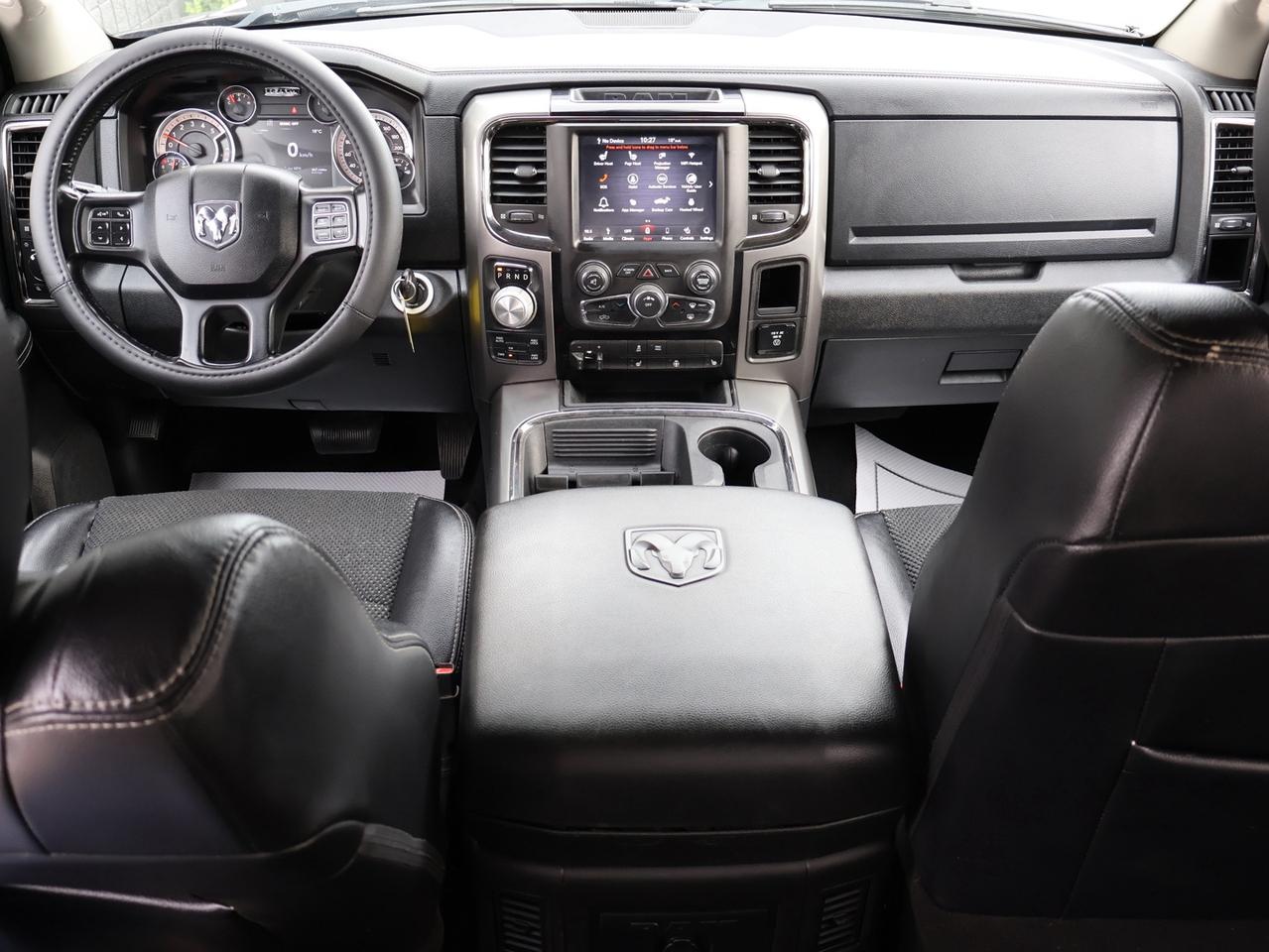 2018 RAM 1500 DIESEL SPORT CREW CAB 4WD *ACCIDENT FREE*SERVICE RECORDS* CAMERA BLUETOOTH LEATHER HEATED SEATS CRUISE ALLOYS Photo