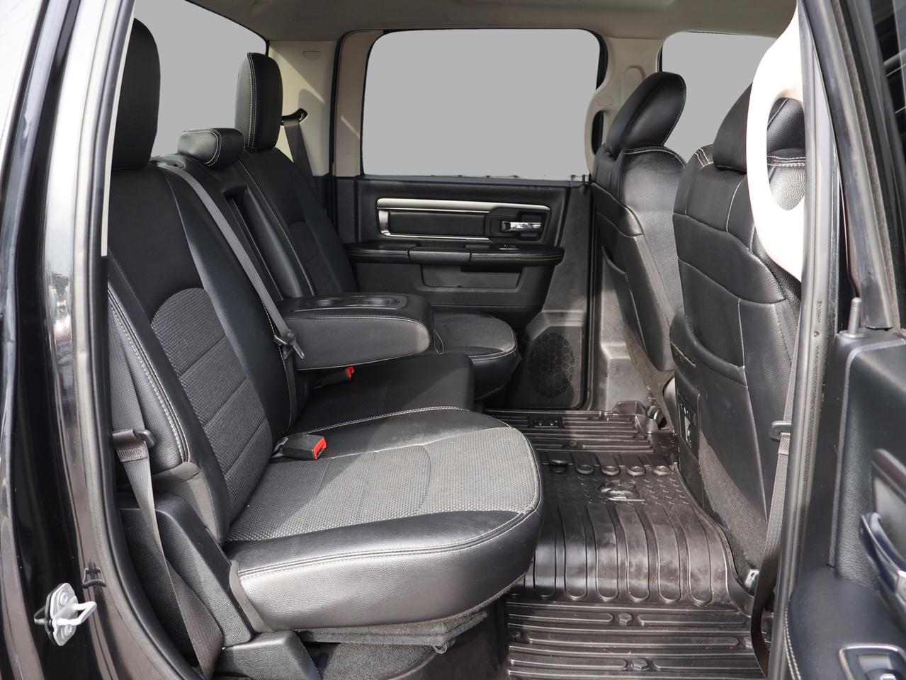 2018 RAM 1500 DIESEL SPORT CREW CAB 4WD *ACCIDENT FREE*SERVICE RECORDS* CAMERA BLUETOOTH LEATHER HEATED SEATS CRUISE ALLOYS Photo