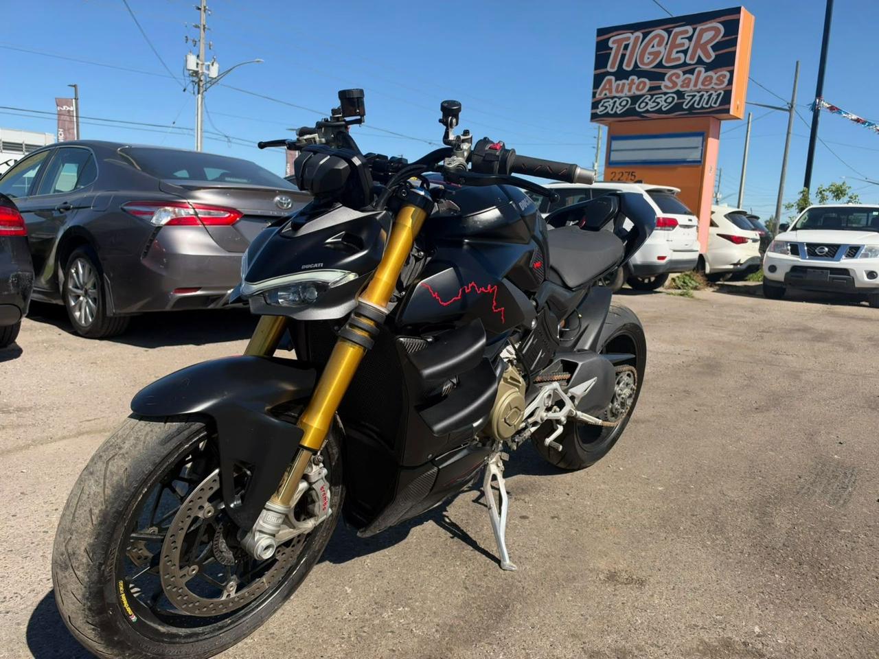 2022 Ducati Streetfighter V4 S V4S, SC EXHAUST, 205HP, OHLINS - Photo #1