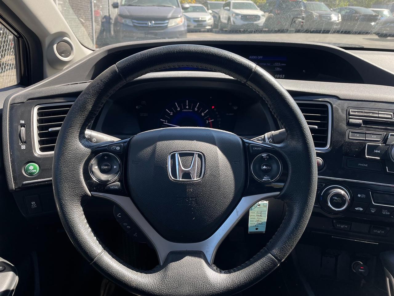 2013 Honda Civic EX *SUNROOF, BACKUP CAM, HEATED SEATS, SAFETY* Photo