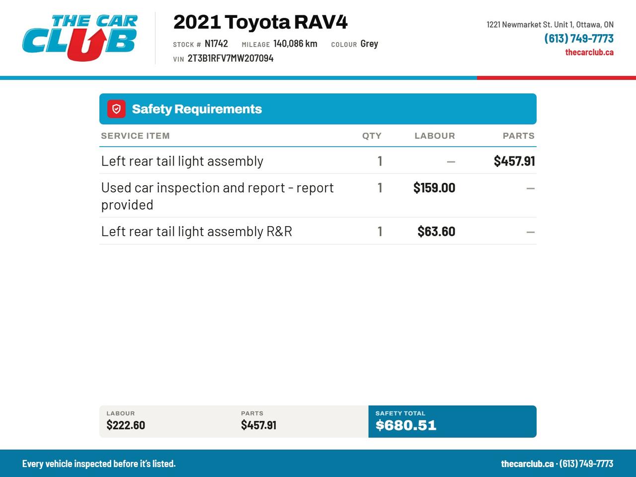 2021 Toyota RAV4 LE Photo