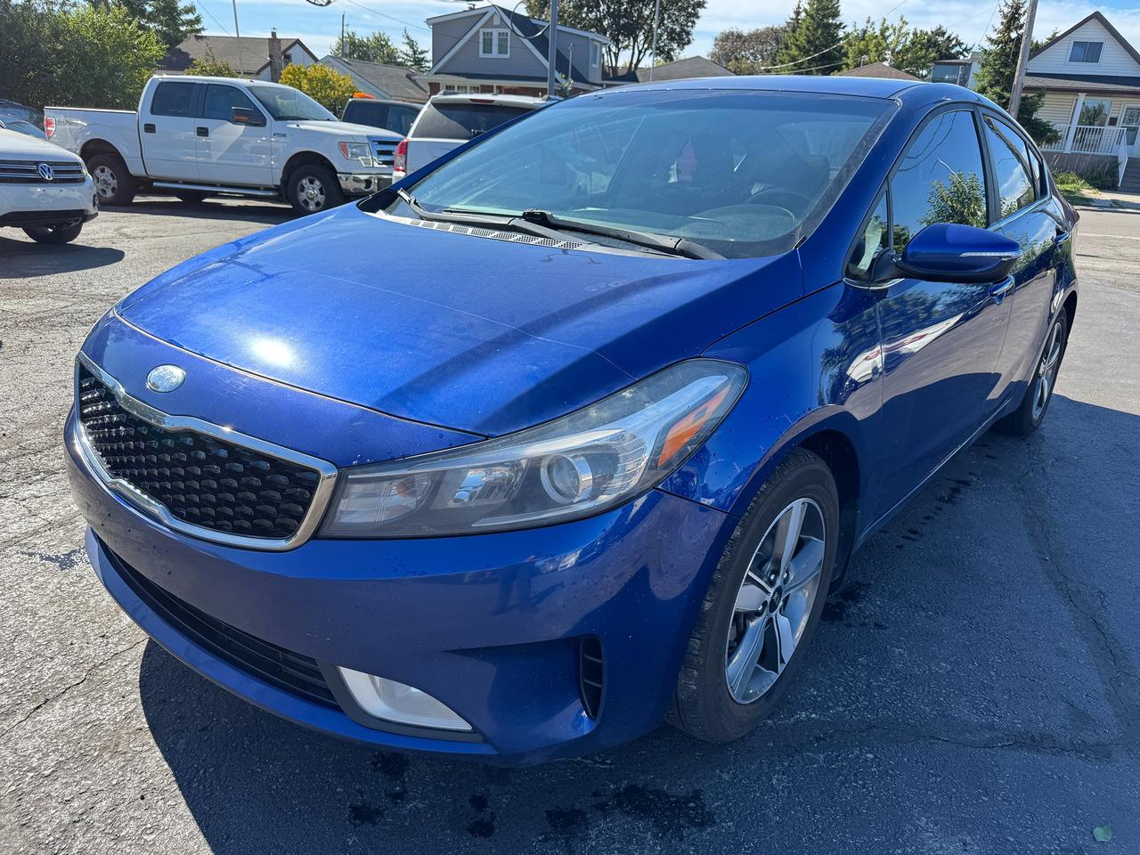 Blue 2018 Kia Forte Sedan Front-Wheel Drive Automatic