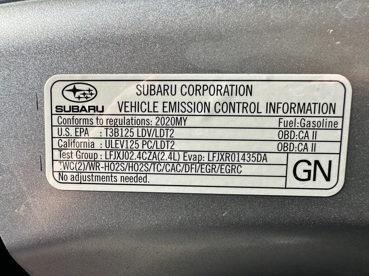 2020 Subaru Outback OutdoorXT-AWD HTD-Leather Sunroof RvCam XM CarPlay Photo