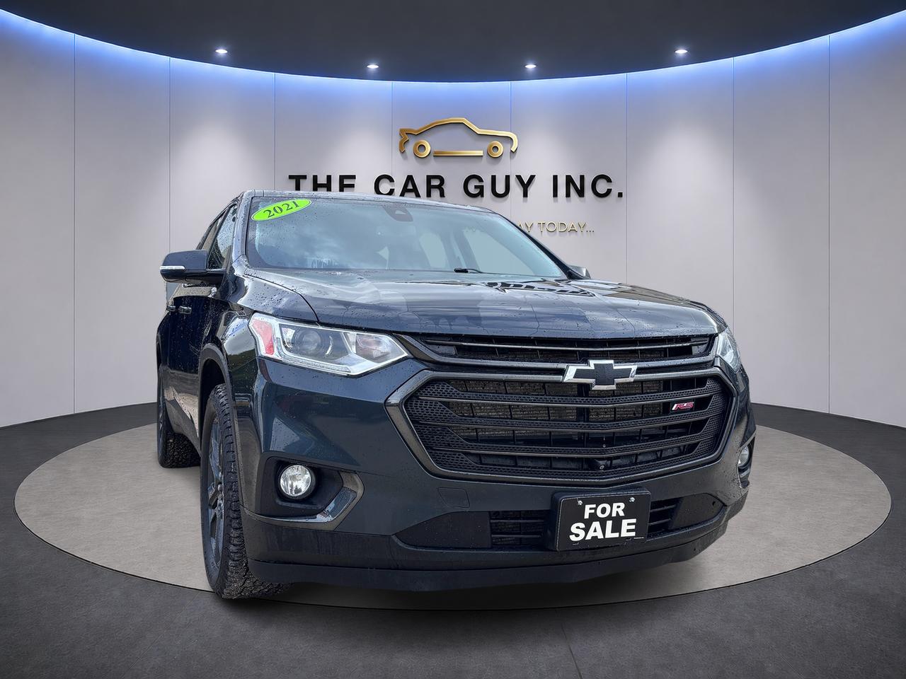 Black 2021 Chevrolet Traverse SUV / Crossover Four-Wheel Drive Automatic