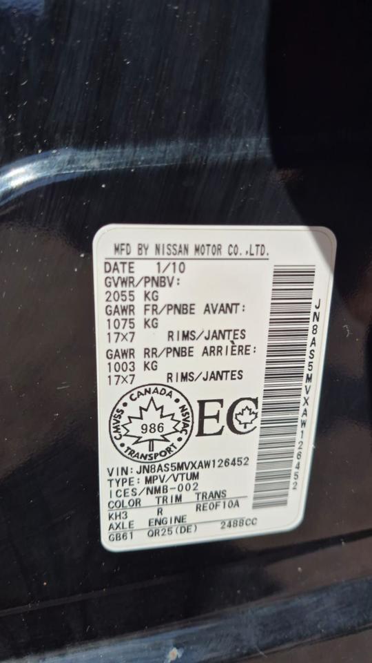 2010 Nissan Rogue SL, ONLY 46,000, NO ACCIDENT, 1 OWNER, CERTIFIED Photo