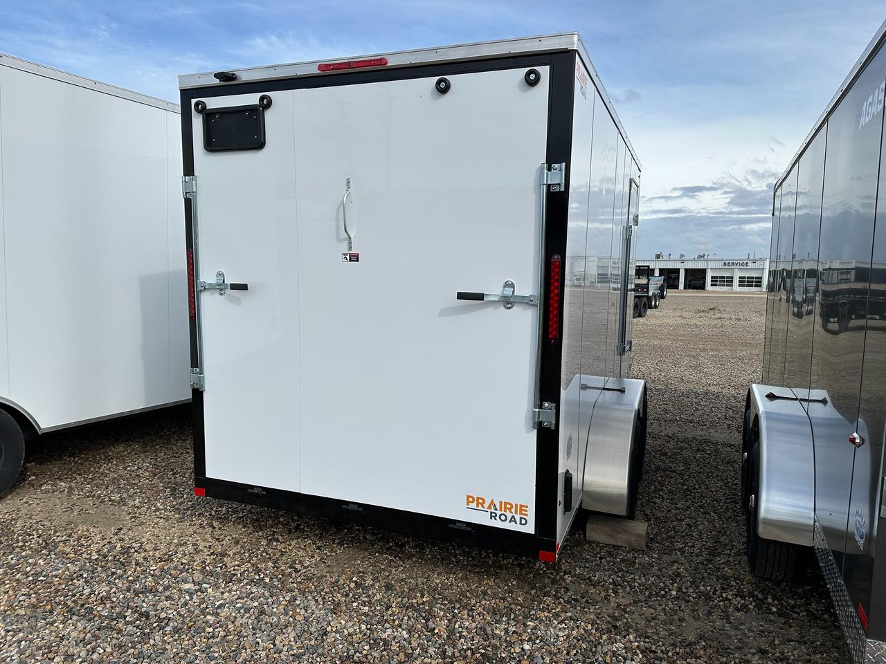 2027 Prairie Road Enclosed Cargo 7 x 14 Prairie Road Ramp Door Photo3
