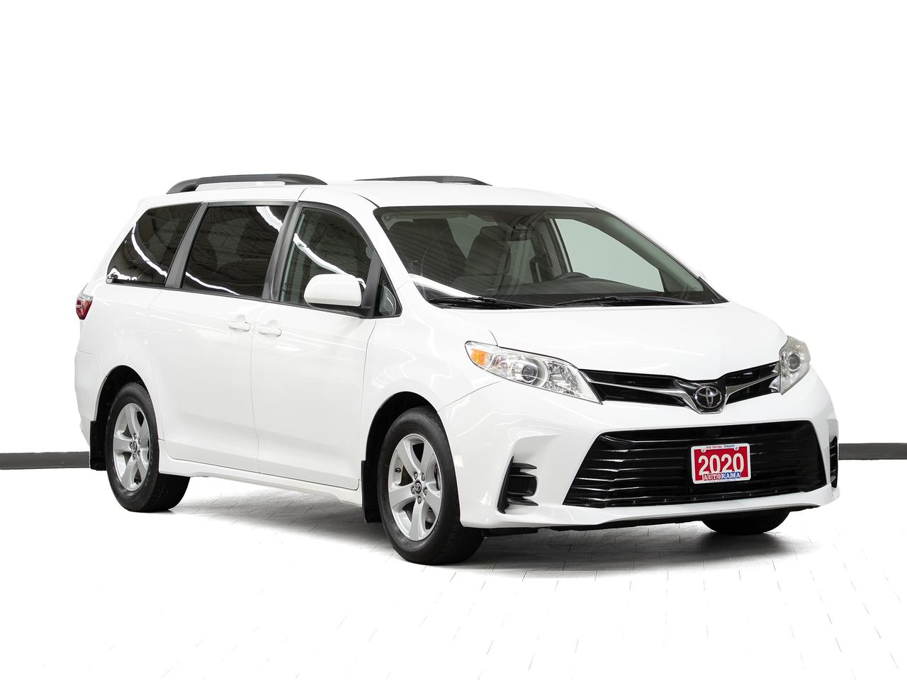White 2020 Toyota Sienna Minivan Front-Wheel Drive Automatic