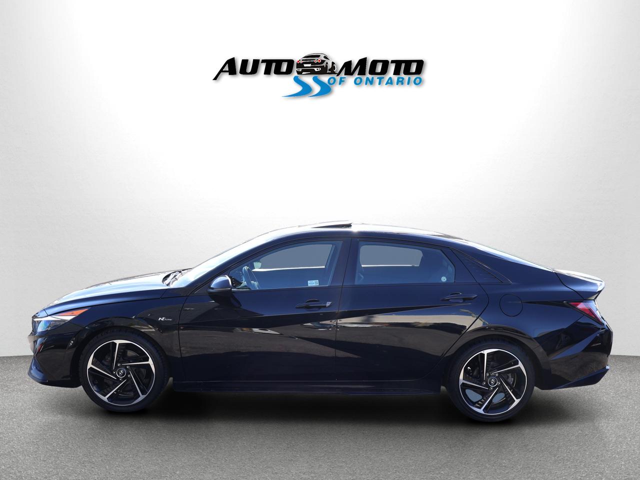 2021 Hyundai Elantra N-LINE *1 OWNER* CAMERA NAV BLUETOOTH LEATHER HEATED SEATS SUNROOF CRUISE ALLOYS Photo