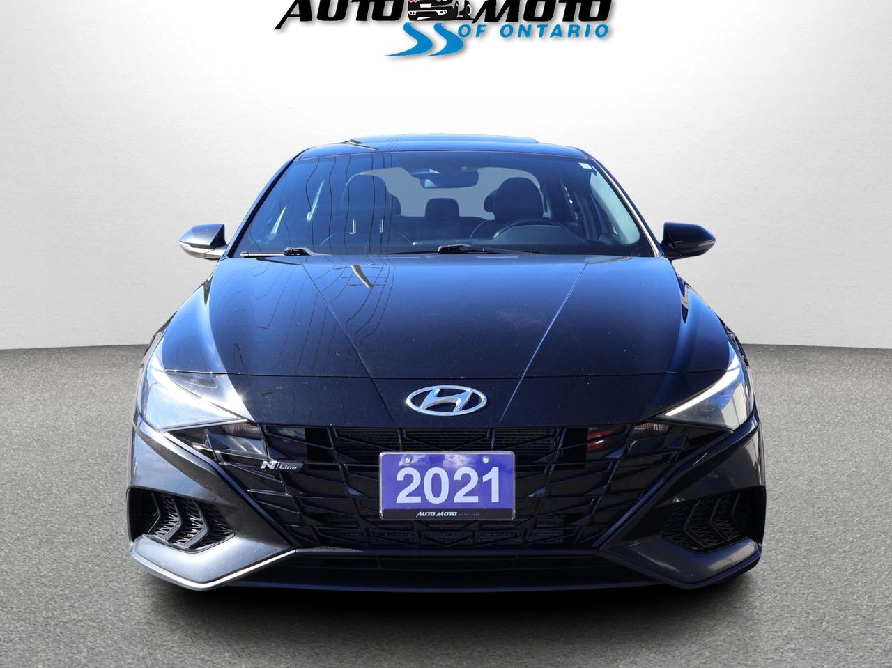 2021 Hyundai Elantra N-LINE *1 OWNER* CAMERA NAV BLUETOOTH LEATHER HEATED SEATS SUNROOF CRUISE ALLOYS Photo1