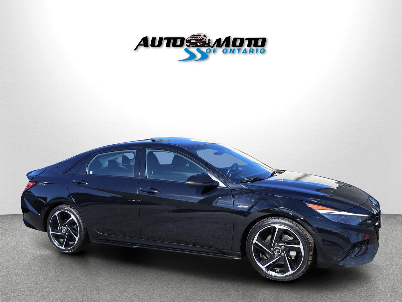 2021 Hyundai Elantra N-LINE *1 OWNER* CAMERA NAV BLUETOOTH LEATHER HEATED SEATS SUNROOF CRUISE ALLOYS Photo