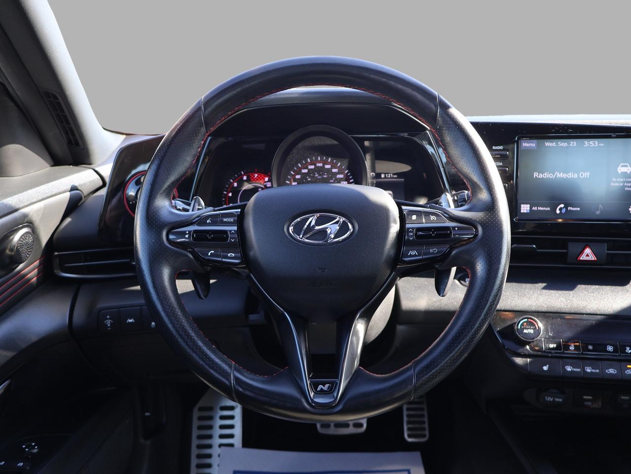 2021 Hyundai Elantra N-LINE *1 OWNER* CAMERA NAV BLUETOOTH LEATHER HEATED SEATS SUNROOF CRUISE ALLOYS Photo