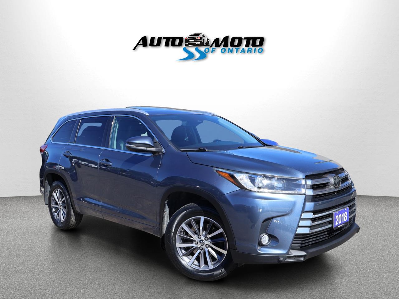 2018 Toyota Highlander V6 XLE AWD CERTIFIED *ACCIDENT FREE* CAMERA NAV BLUETOOTH LEATHER HEATED SEATS SUNROOF CRUISE ALLOYS - Photo #1