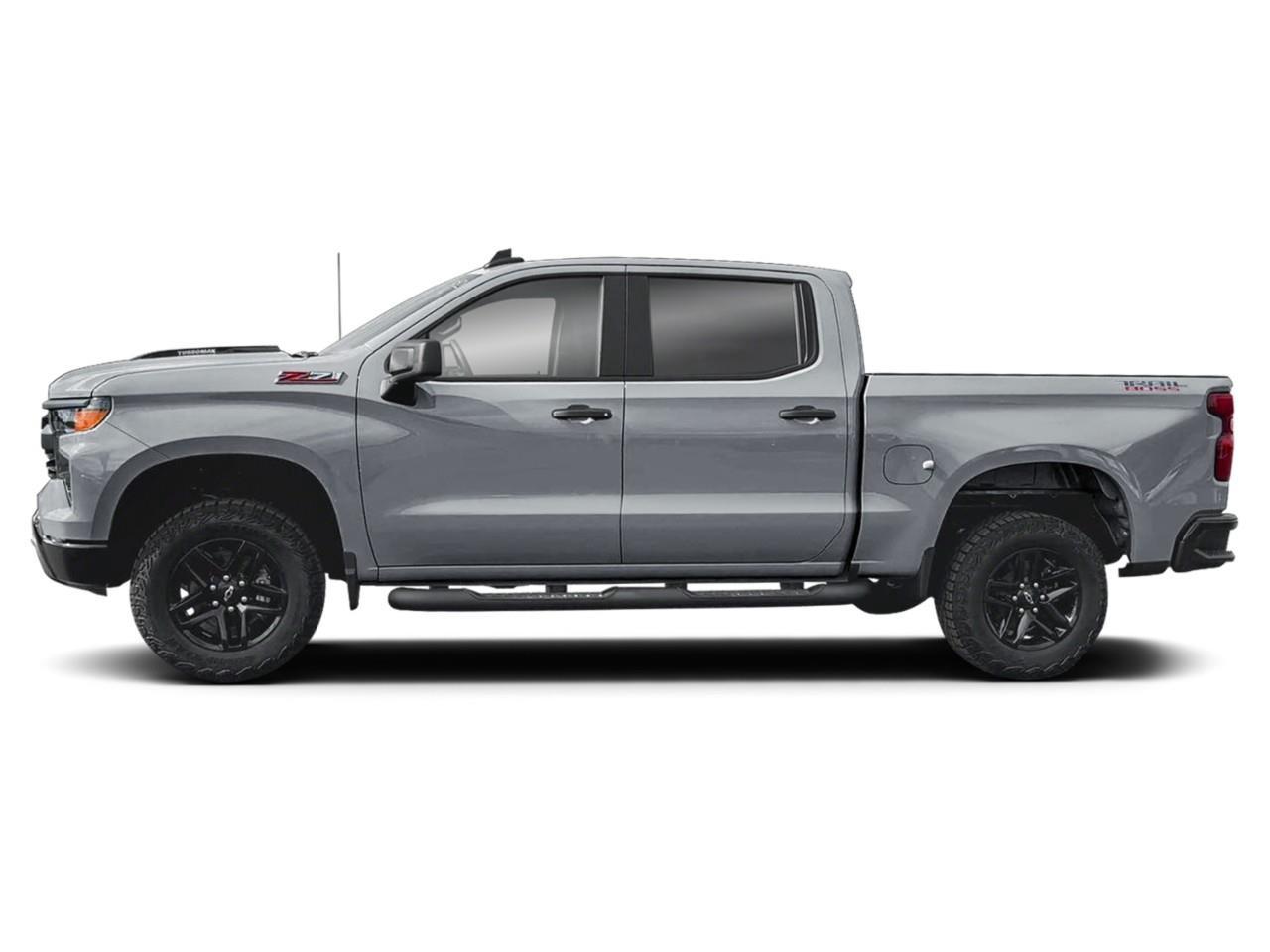 2026 Chevrolet Silverado 1500 Custom Trail Boss New 2026 Gas Powered V8 6 Passenger Crew Cab 4X4 Truck with a 2 Factory Installed Lift, Push Button Start with Remote Vehicle Start and a 7 Diagonal Touchscreen Radio with Wireless Apple CarPlay and W Photo