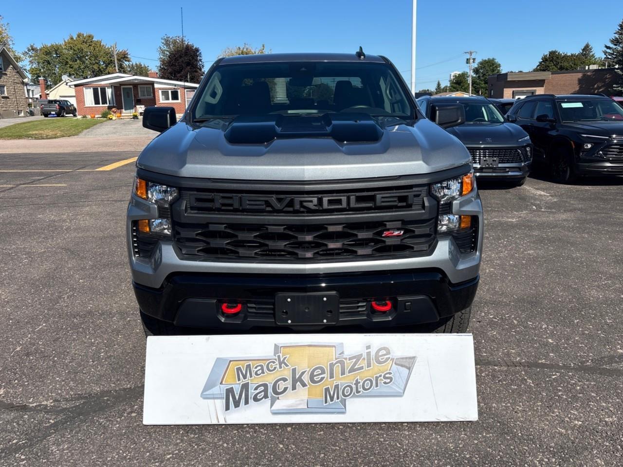 2026 Chevrolet Silverado 1500 Custom Trail Boss New 2026 Gas Powered V8 6 Passenger Crew Cab 4X4 Truck with a 2 Factory Installed Lift, Push Button Start with Remote Vehicle Start and a 7 Diagonal Touchscreen Radio with Wireless Apple CarPlay and W Photo