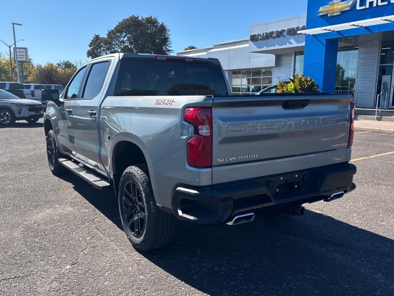 2026 Chevrolet Silverado 1500 Custom Trail Boss New 2026 Gas Powered V8 6 Passenger Crew Cab 4X4 Truck with a 2 Factory Installed Lift, Push Button Start with Remote Vehicle Start and a 7 Diagonal Touchscreen Radio with Wireless Apple CarPlay and W Photo
