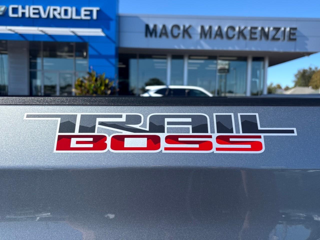 2026 Chevrolet Silverado 1500 Custom Trail Boss New 2026 Gas Powered V8 6 Passenger Crew Cab 4X4 Truck with a 2 Factory Installed Lift, Push Button Start with Remote Vehicle Start and a 7 Diagonal Touchscreen Radio with Wireless Apple CarPlay and W Photo