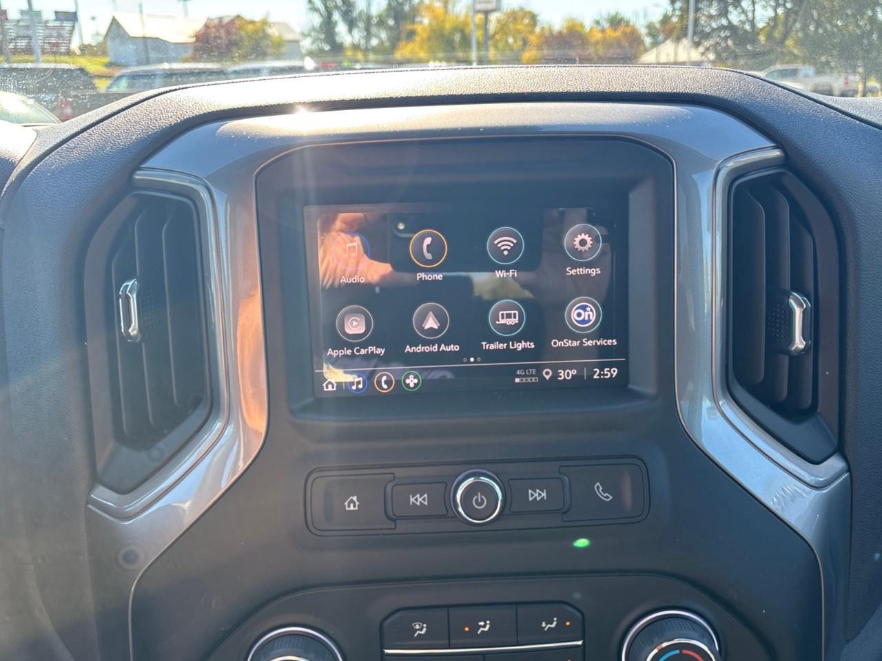 2026 Chevrolet Silverado 1500 Custom Trail Boss New 2026 Gas Powered V8 6 Passenger Crew Cab 4X4 Truck with a 2 Factory Installed Lift, Push Button Start with Remote Vehicle Start and a 7 Diagonal Touchscreen Radio with Wireless Apple CarPlay and W Photo