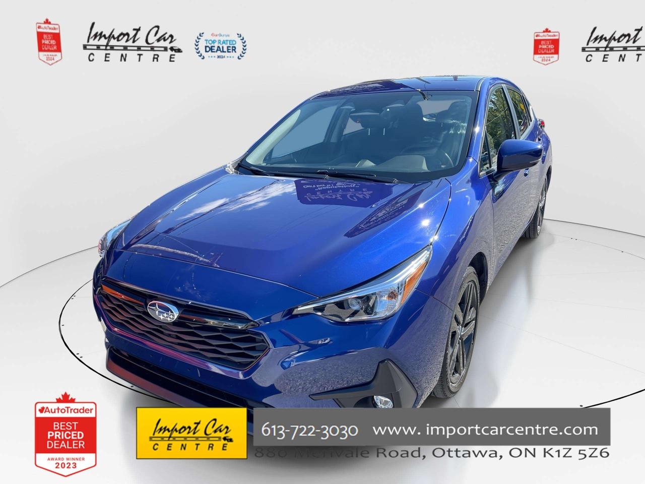 2024 Subaru Impreza Touring EYESIGHT, BLIS, HTD. SEATS & STEER. WHEEL, BK. CAM, ALLOYS Photo